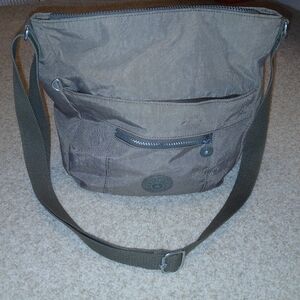 Kipling Olive Brown Shoulder Bag